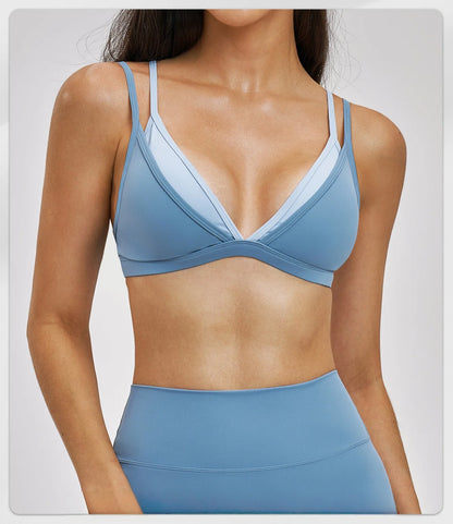 Women’s Shockproof Sports Bra – Breathable Running & Training Top