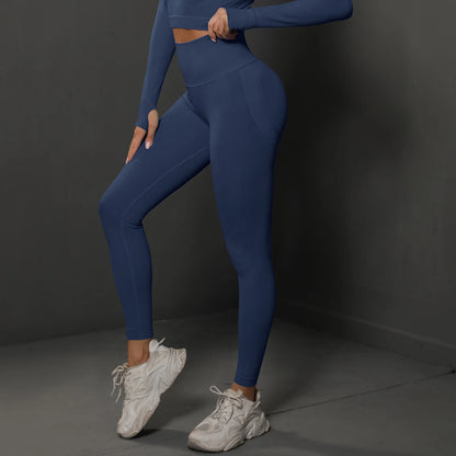 Seamless High-Waist Booty Lift Leggings – Sculpt & Shape Fit