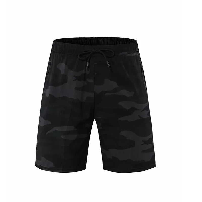 Men’s Quick-Dry Sports Shorts – Lightweight Running & Gym Shorts with Zipper Pockets