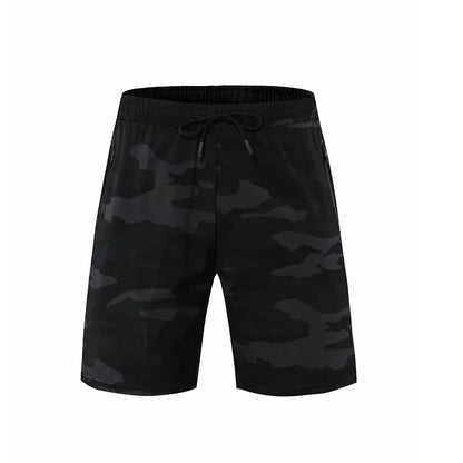 Men’s Quick-Dry Sports Shorts – Lightweight Running & Gym Shorts with Zipper Pockets