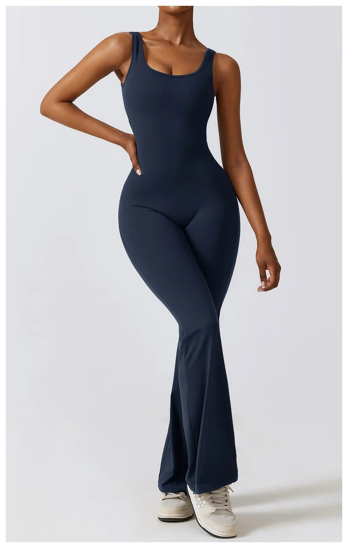 Women’s Seamless Fitness Jumpsuit – Stretch One-Piece Gym & Yoga Suit