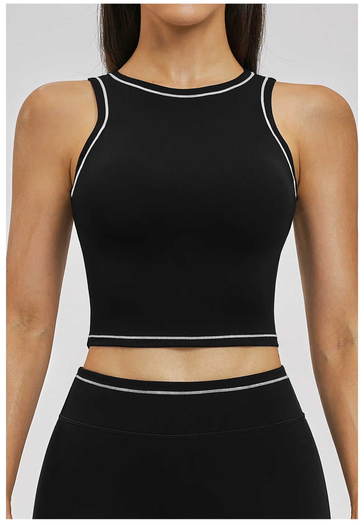 Women’s High Support Push-Up Sports Bra – Quick-Dry Workout Yoga Gym Tank