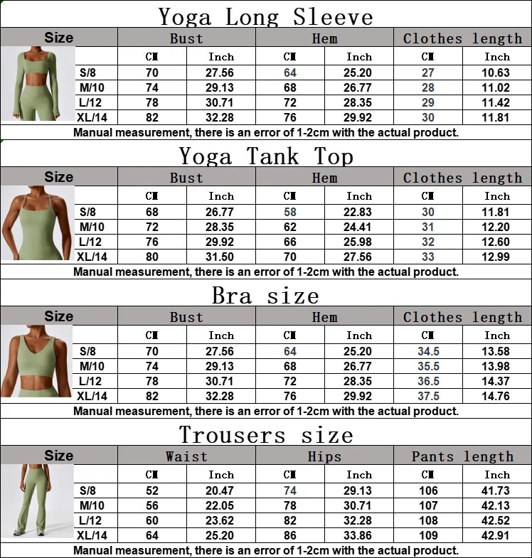 Women’s Seamless Activewear Set – Long Sleeve Crop Top & Sculpting Gym Leggings (2PCS)