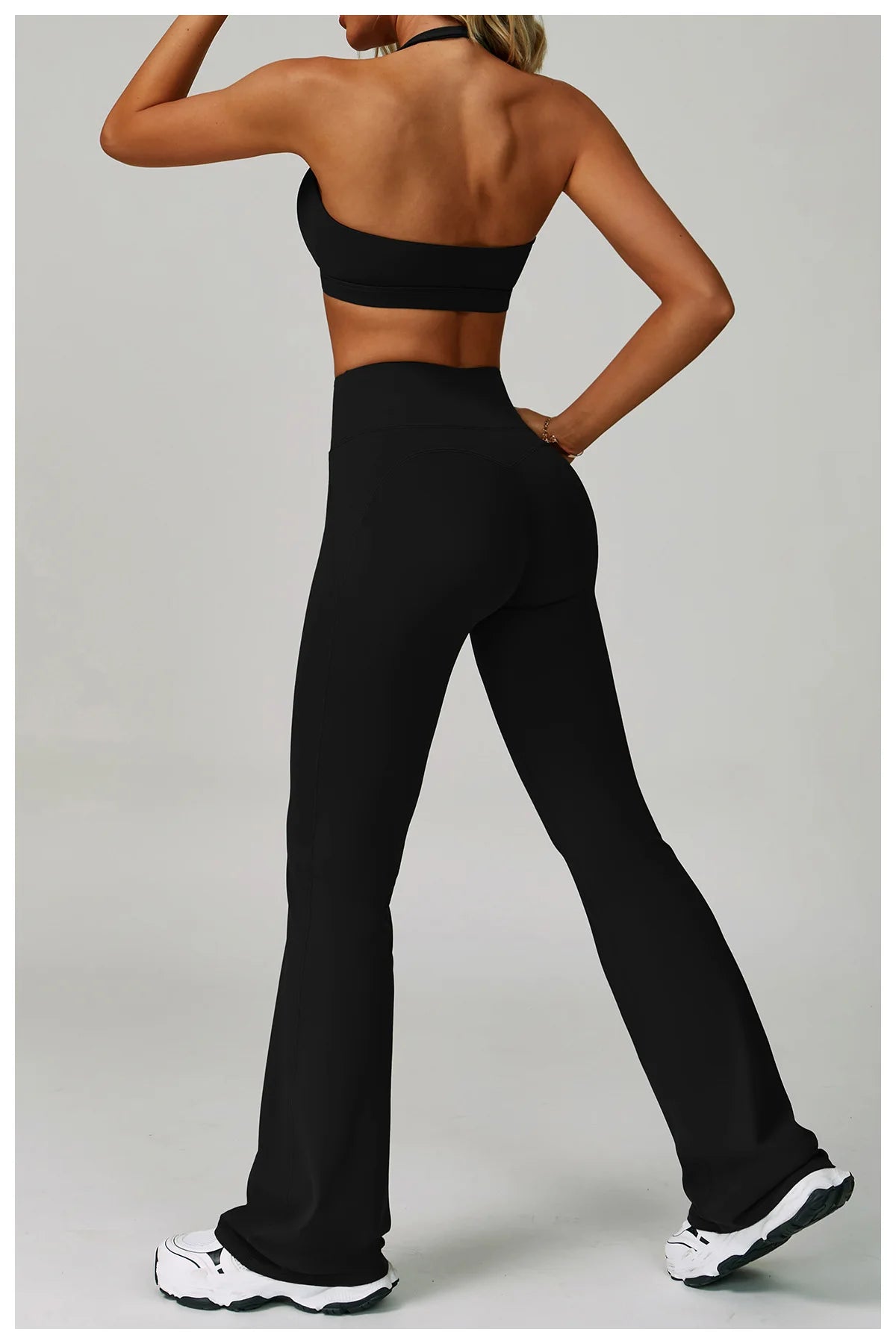 Yoga Set Women's Sportswear Yoga Suit Sports Top High Waist Leggings Two Piece Workout Clothes Fitness Gym Sets Athletic Wear