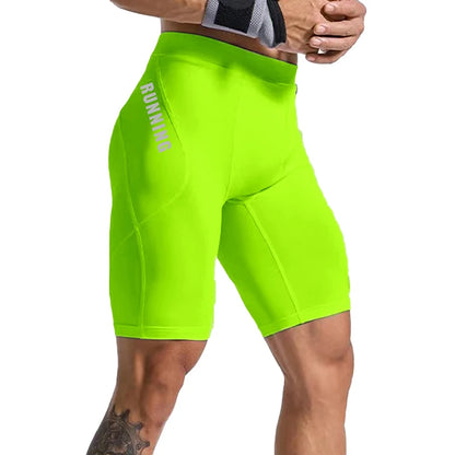 Men’s Compression Gym Shorts & Running Leggings – Quick-Dry Athletic Training Tights