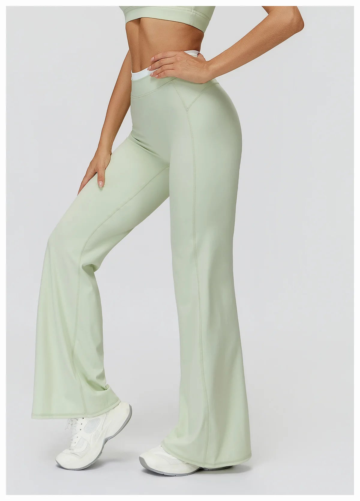 Women’s High-Waisted Flared Yoga Pants | Bootcut Bell-Bottom Activewear