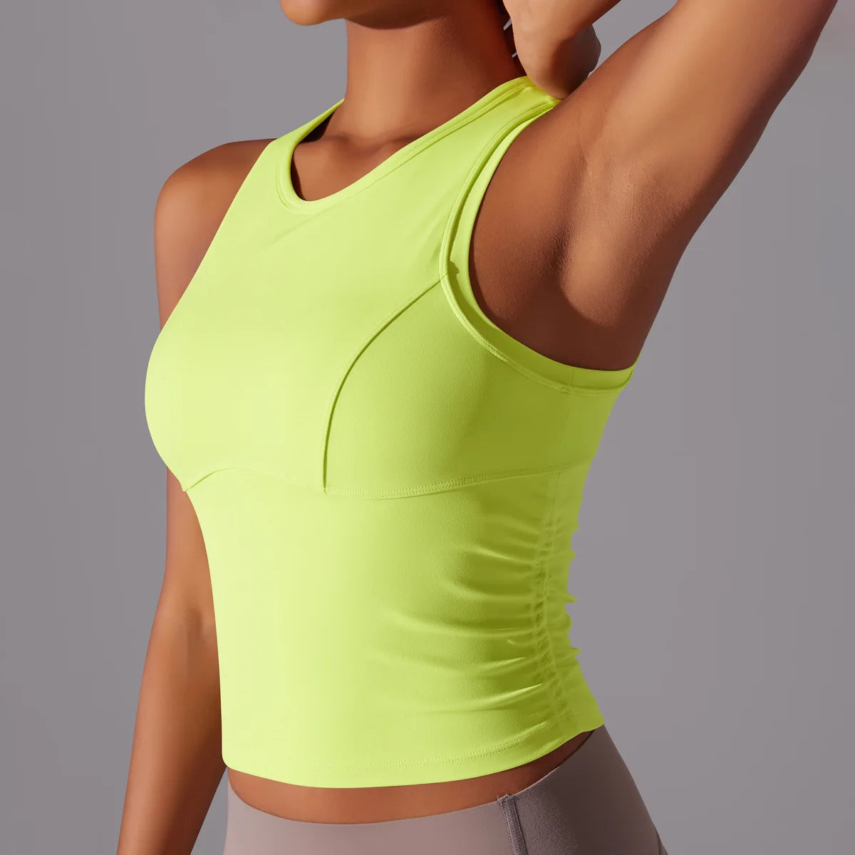 Women’s Sleeveless Gym Top – Slim Fit Quick-Dry Breathable Workout Vest