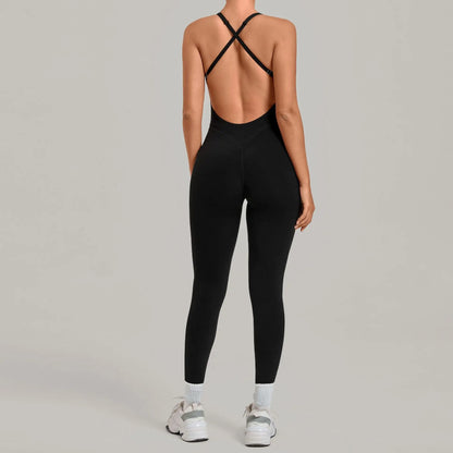 Women’s 2-Piece Gym Set – Padded Sports Bra & High-Waist Leggings Workout Outfit