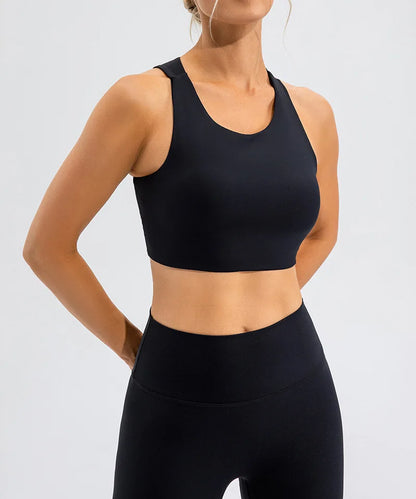 Women’s SculptFit One-Piece Sports Bra – Quick-Dry Gym & Running Vest