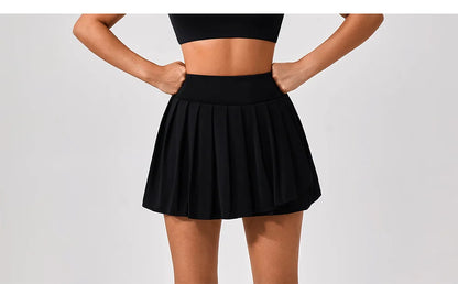 Women’s Athletic Skort – High Waist Slim Fit Golf, Tennis & Workout Skirt