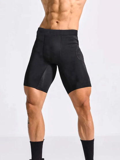 Men’s Compression Gym Shorts & Running Leggings – Quick-Dry Athletic Training Tights