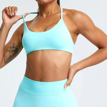 High Support Sports Bra for Women | Push-Up Gym & Workout Crop Top