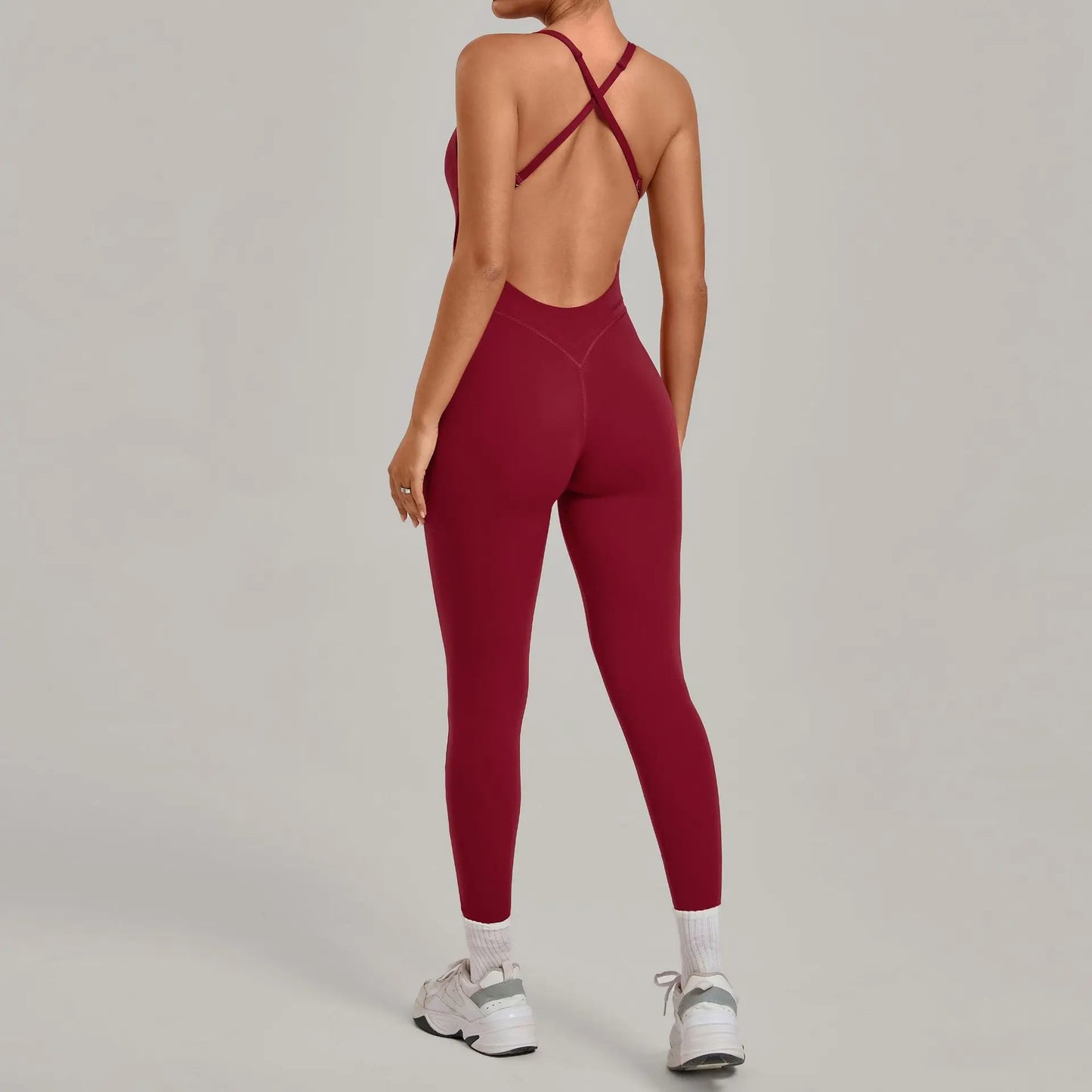 Women’s 2-Piece Gym Set – Padded Sports Bra & High-Waist Leggings Workout Outfit