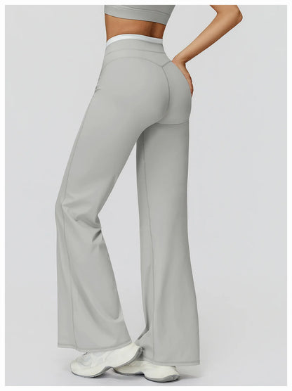 Women’s High-Waisted Flared Yoga Pants | Bootcut Bell-Bottom Activewear