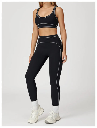 Yoga Set Gym Clothes Athletic Wear Fitness Set Tracksuits Yoga Suit For Women Sports Bra Gym Leggings Sportswear