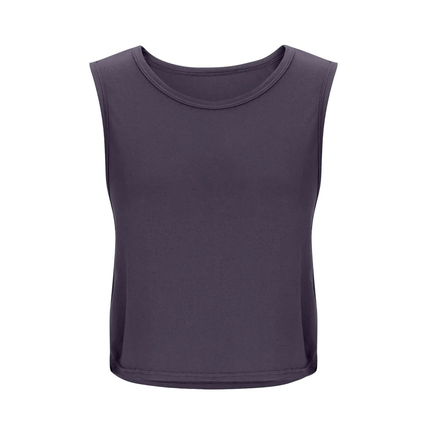 Women’s Sleeveless Breathable Workout Tank Top – Lightweight Yoga & Gym Crop Vest
