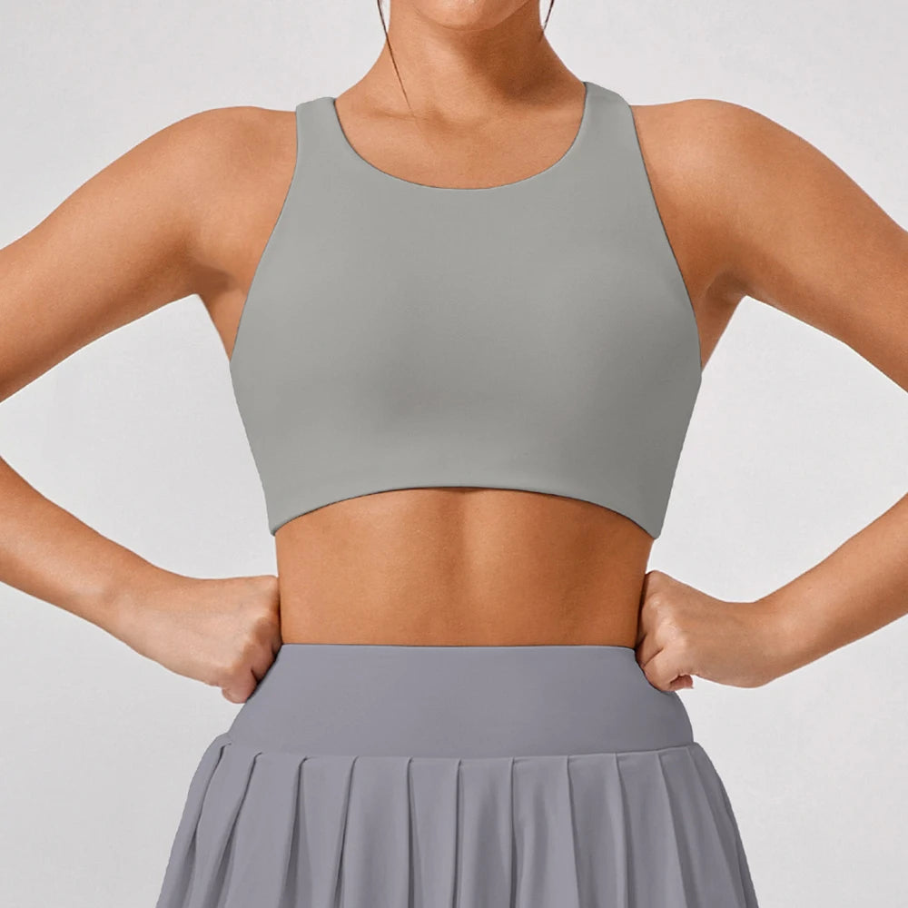 Women’s SculptFit One-Piece Sports Bra – Quick-Dry Gym & Running Vest