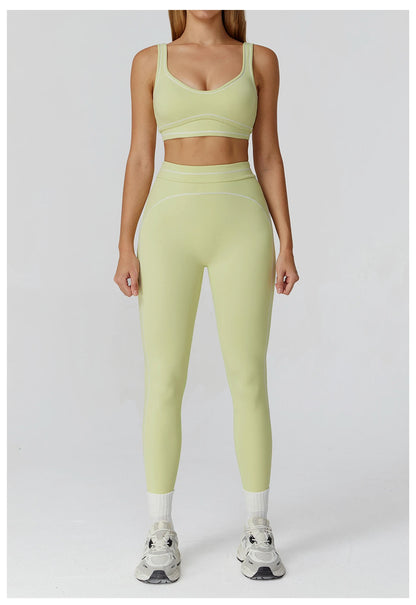 Yoga Set Gym Clothes Athletic Wear Fitness Set Tracksuits Yoga Suit For Women Sports Bra Gym Leggings Sportswear