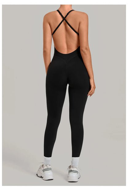 Women’s 2-Piece Gym Set – Padded Sports Bra & High-Waist Leggings Workout Outfit
