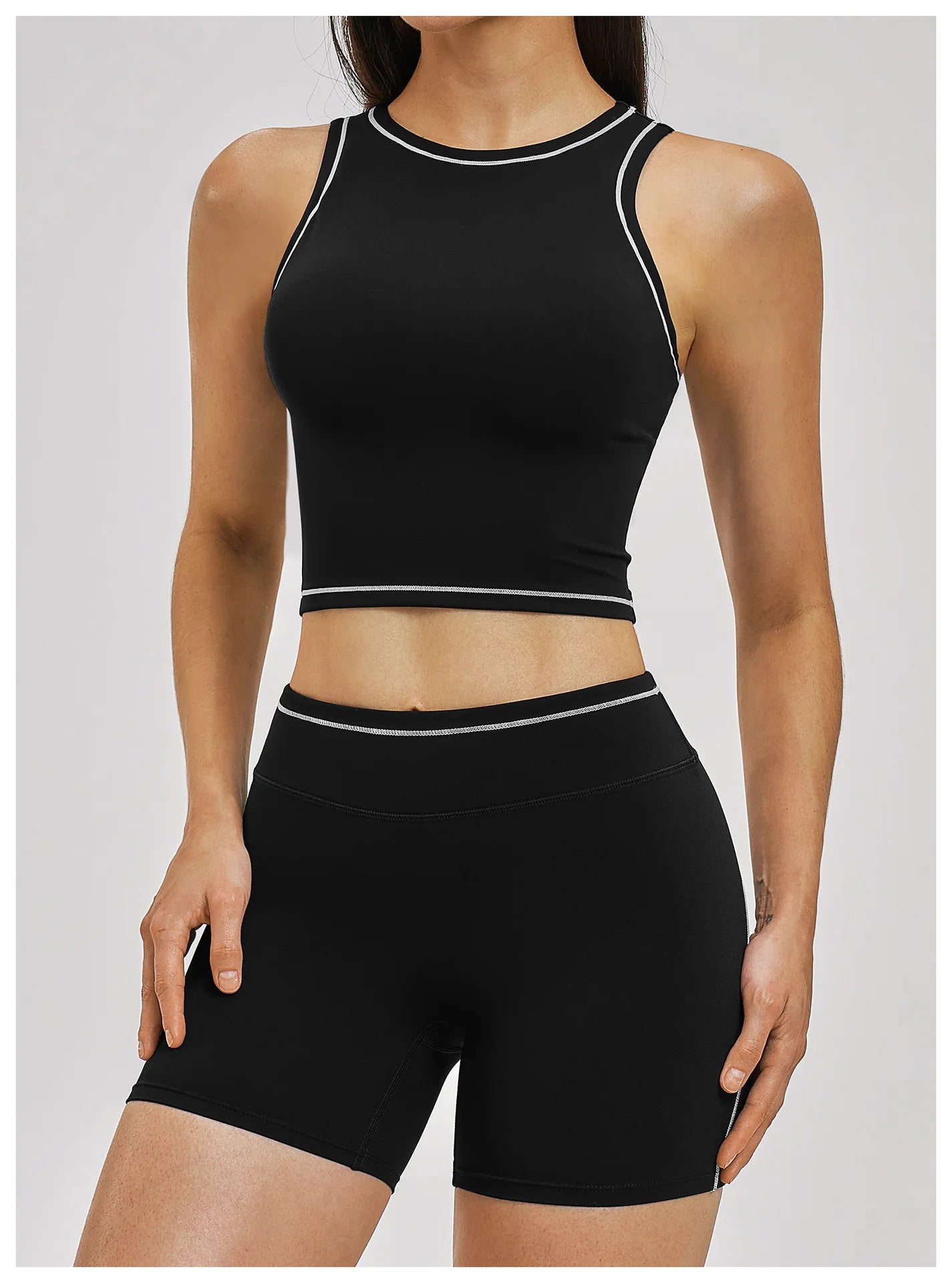 Women’s High Support Push-Up Sports Bra – Quick-Dry Workout Yoga Gym Tank