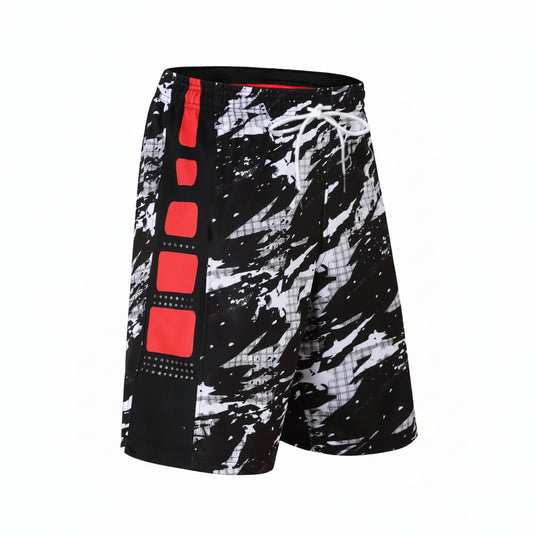 Men’s Multicolor Training Shorts – Breathable Streetwear Basketball & Fitness Running Shorts