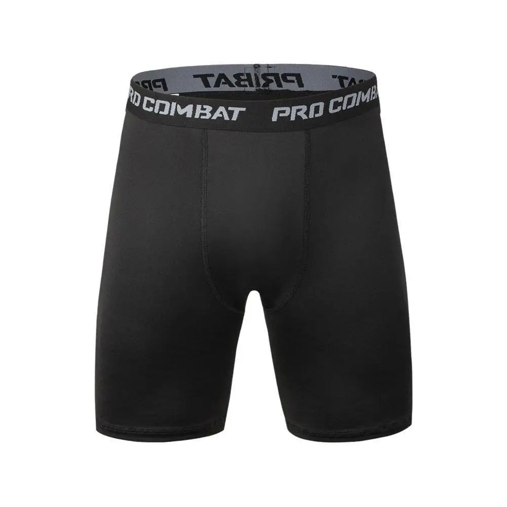 Men’s 2-in-1 Gym Shorts with Compression Tights – Bodybuilding Workout Training Shorts