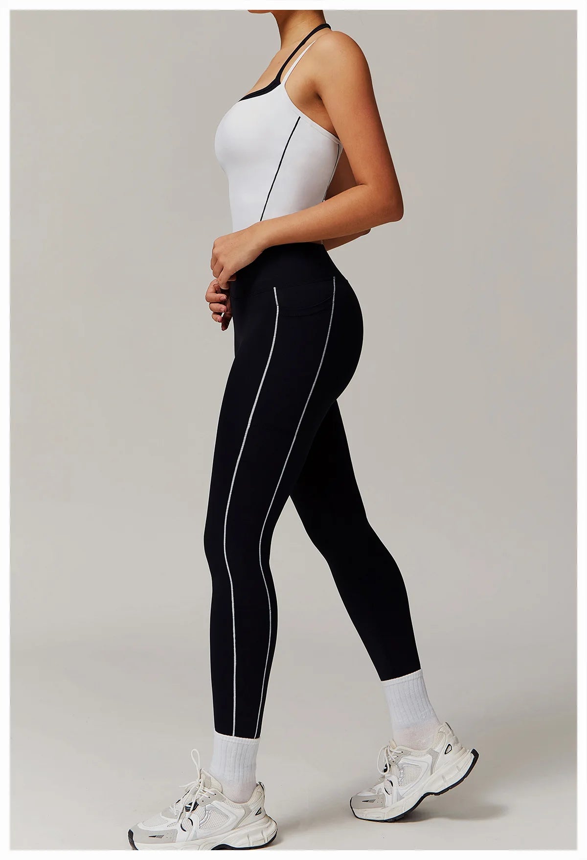 Women’s High-Waist Booty Lift Gym Leggings – Sculpting Push-Up Workout Tights
