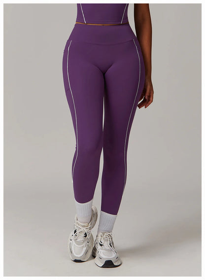 Women’s High-Waist Booty Lift Gym Leggings – Sculpting Push-Up Workout Tights