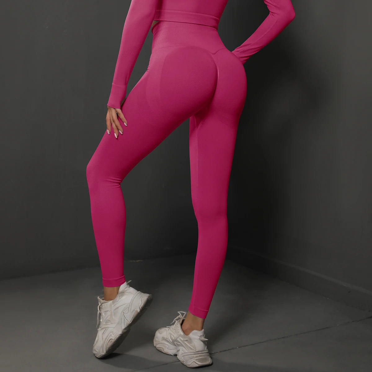 Seamless High-Waist Booty Lift Leggings – Sculpt & Shape Fit