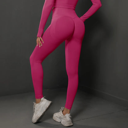 Seamless High-Waist Booty Lift Leggings – Sculpt & Shape Fit