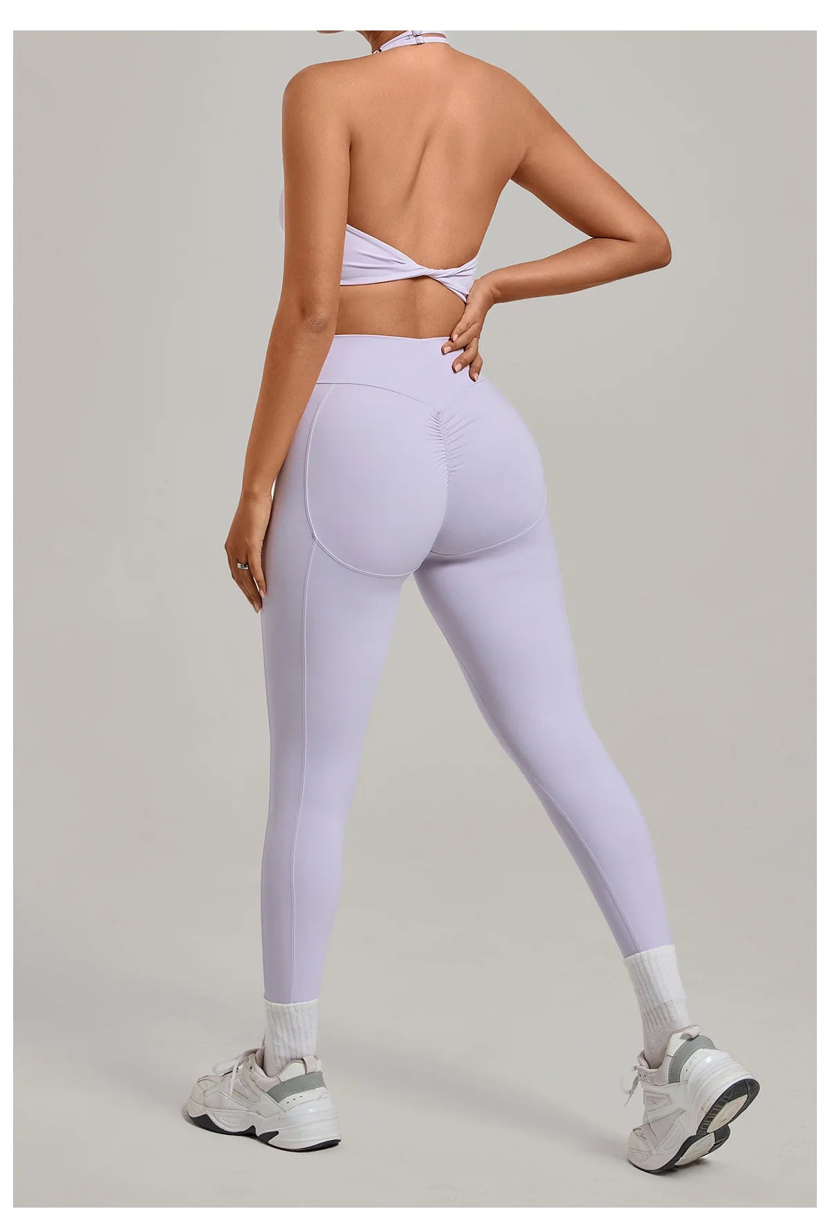 Women’s Push-Up Sports Bra & Leggings Set – High Waist Gym & Yoga Workout Outfit