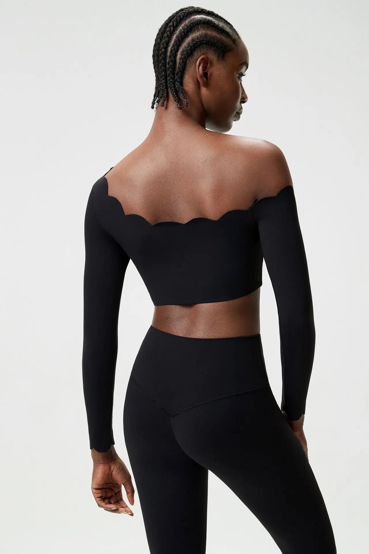 Women’s High-Waist Workout Set – Seamless Gym & Fitness Outfit