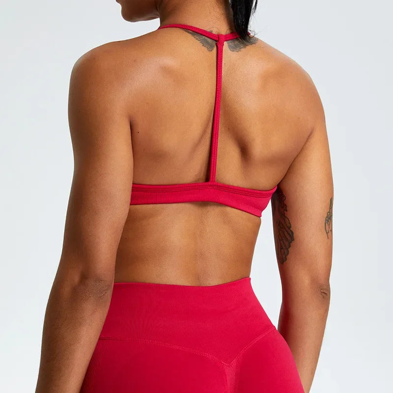 High Support Sports Bra for Women | Push-Up Gym & Workout Crop Top