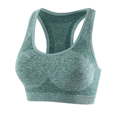 Women’s Push-Up Sports Bra – Breathable High Support Gym & Yoga Top