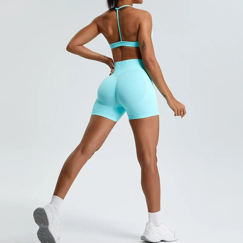 High Support Sports Bra for Women | Push-Up Gym & Workout Crop Top
