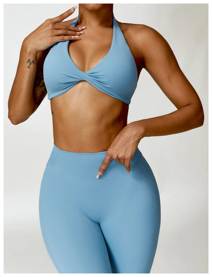 Women Seamless Yoga Set 2PCS Gym Workout Clothes for Female Push Up Bra High Waist Leggings Sexy Fitness Sportswear Sports Suits