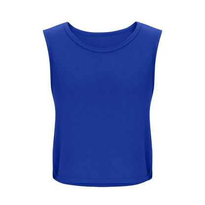 Women’s Sleeveless Breathable Workout Tank Top – Lightweight Yoga & Gym Crop Vest