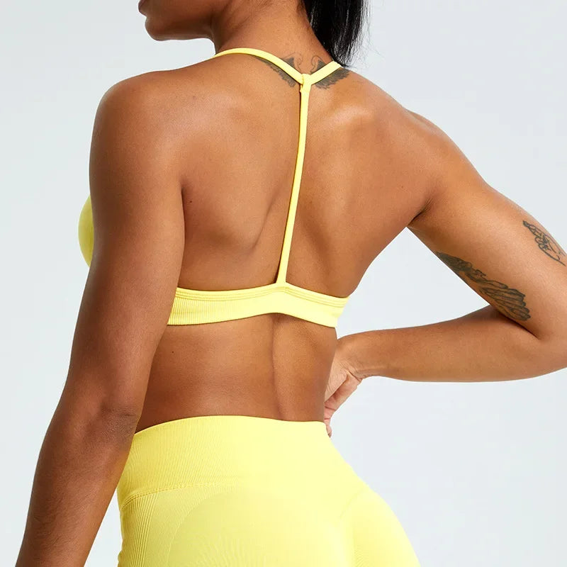 High Support Sports Bra for Women | Push-Up Gym & Workout Crop Top