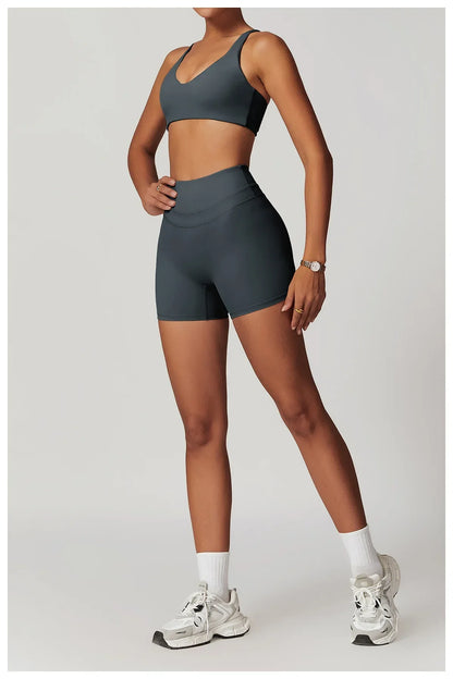 2 Pieces Sportswear Women Yoga Set Gym Clothes Sportswear Yoga Suits Fitness Set Tracksuits Sports Bra Gym High Waist Leggings