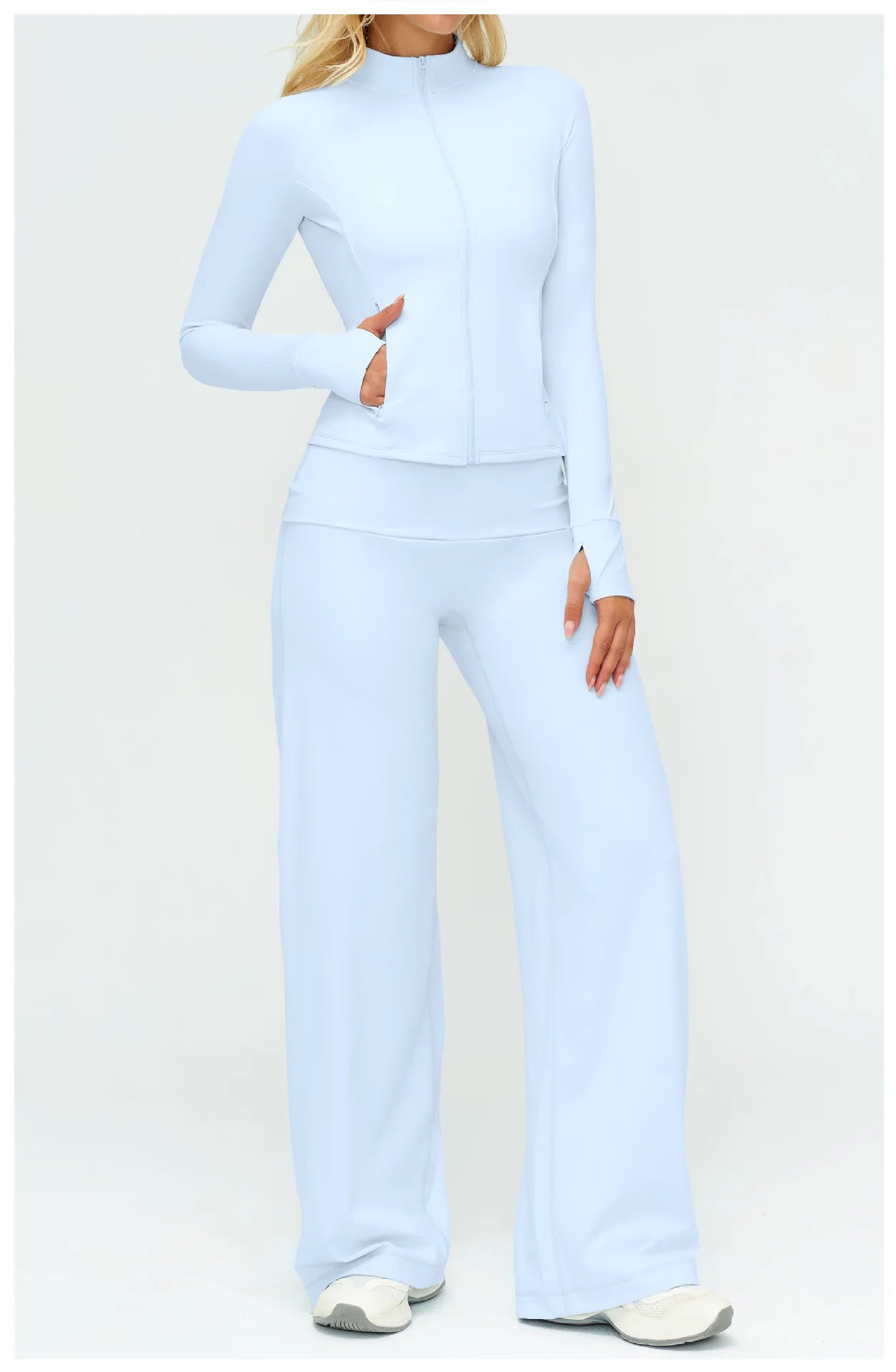 Women's Loose Fit Sportswear Set – Breathable Gym Clothes for Yoga & Outdoor Sports