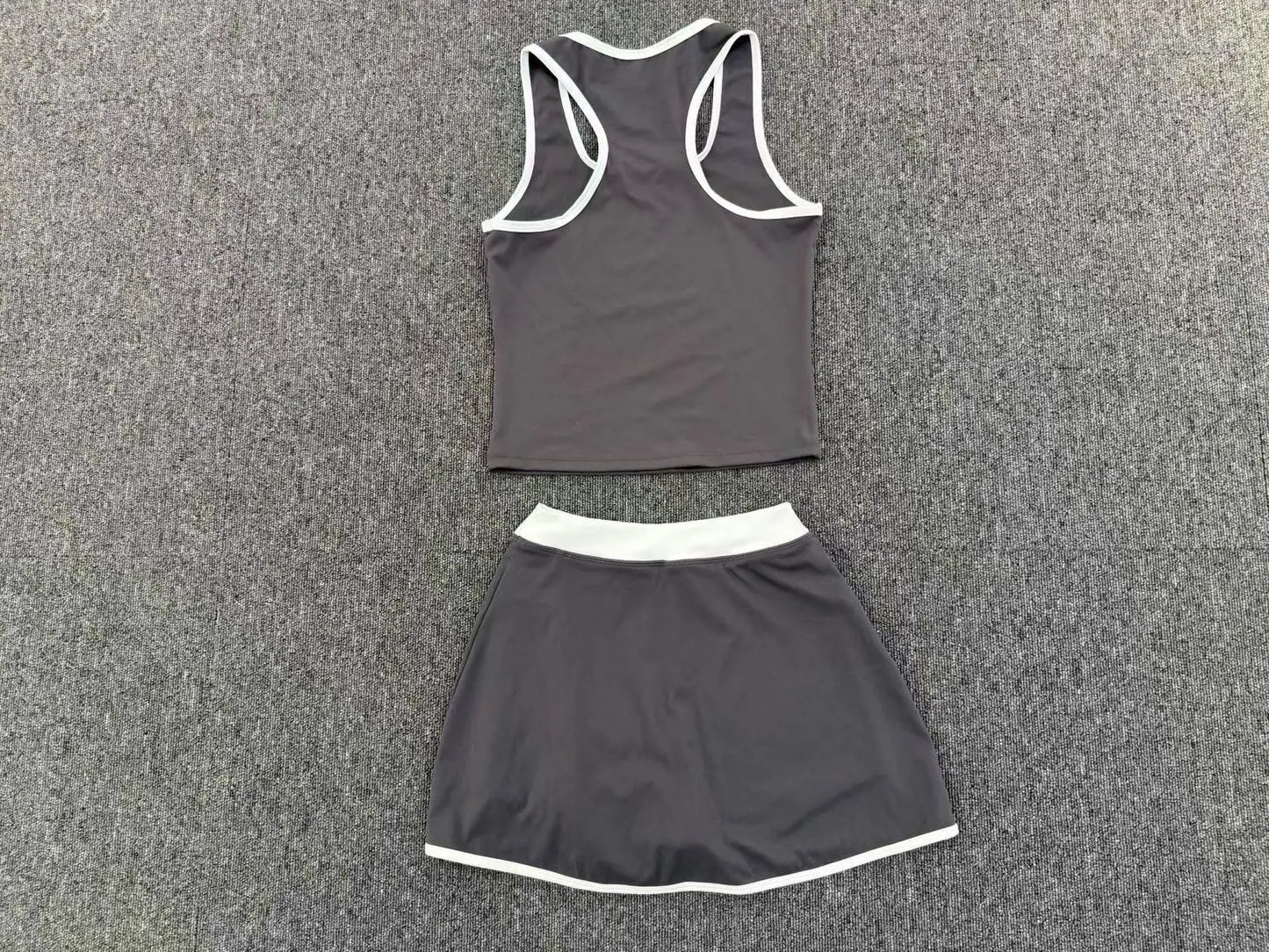 Women’s Athletic Skirt Set – Breathable Quick-Dry Tennis, Yoga & Running Outfit