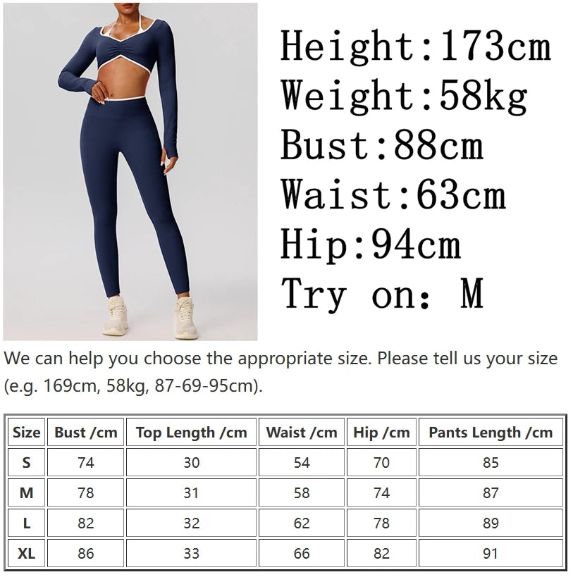 Women’s 2-Piece Gym Set – Padded Sports Bra & High-Waist Leggings | Yoga Activewear