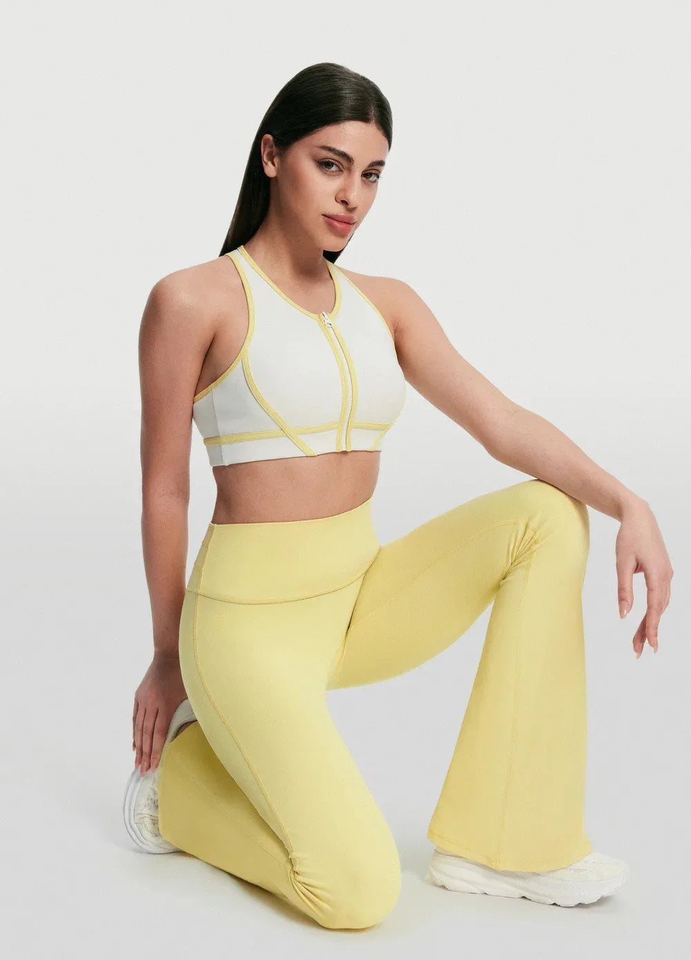 Women's Nude Feel 2-Piece Gym Set – Beauty Back Sportswear for Running & Training