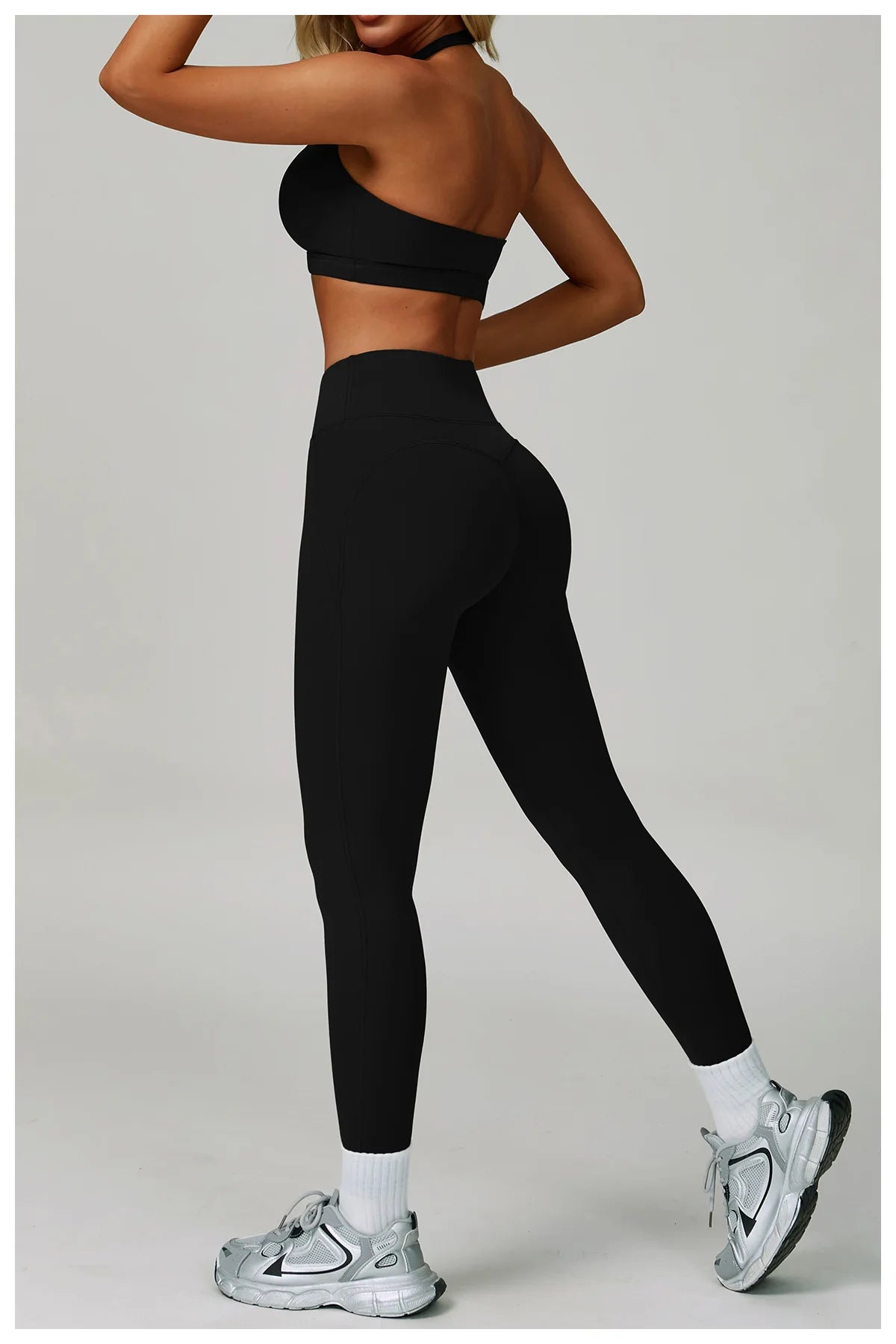 Yoga Set Women's Sportswear Yoga Suit Sports Top High Waist Leggings Two Piece Workout Clothes Fitness Gym Sets Athletic Wear