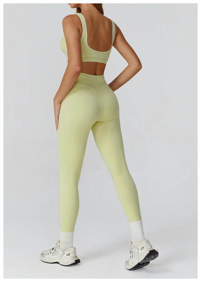 Yoga Set Gym Clothes Athletic Wear Fitness Set Tracksuits Yoga Suit For Women Sports Bra Gym Leggings Sportswear