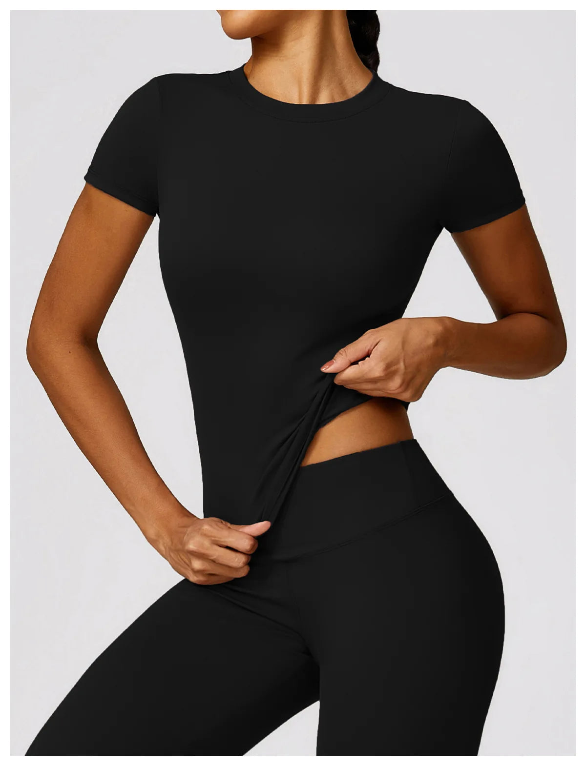 Women’s Athletic Gym T-Shirt – Breathable Quick-Dry Running & Workout Top
