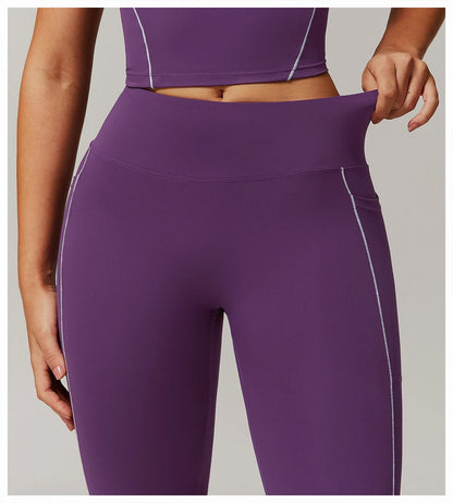 Women’s High-Waist Booty Lift Gym Leggings – Sculpting Push-Up Workout Tights