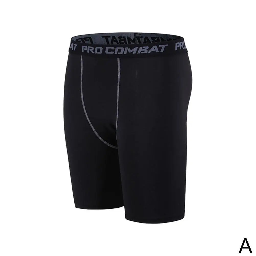 Men’s 2-in-1 Gym Shorts with Compression Tights – Bodybuilding Workout Training Shorts