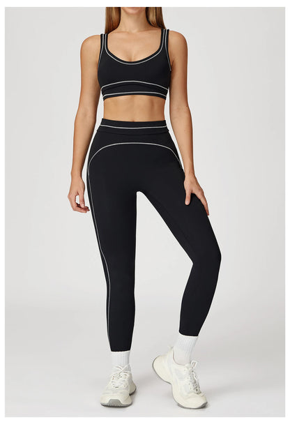 Yoga Set Gym Clothes Athletic Wear Fitness Set Tracksuits Yoga Suit For Women Sports Bra Gym Leggings Sportswear