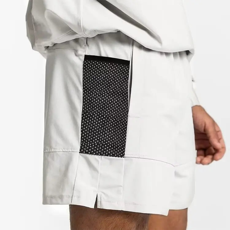 Men’s Performance Basketball Shorts – Quick-Dry Mesh Workout Shorts with Multi Pockets